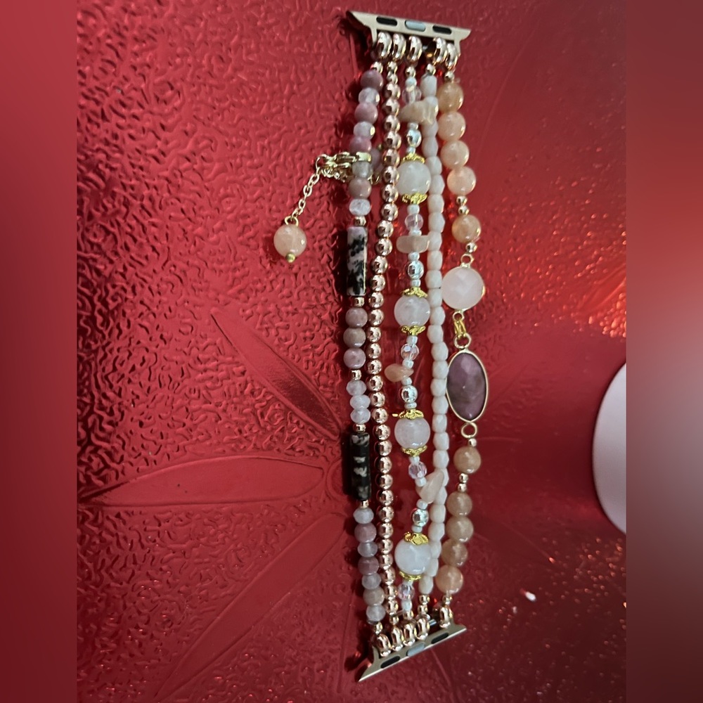 Stretch Apple Watch strap- handcrafted